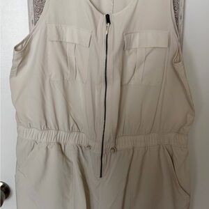 Avia Cream Sleeveless Athletic Tank Top XXL (20)